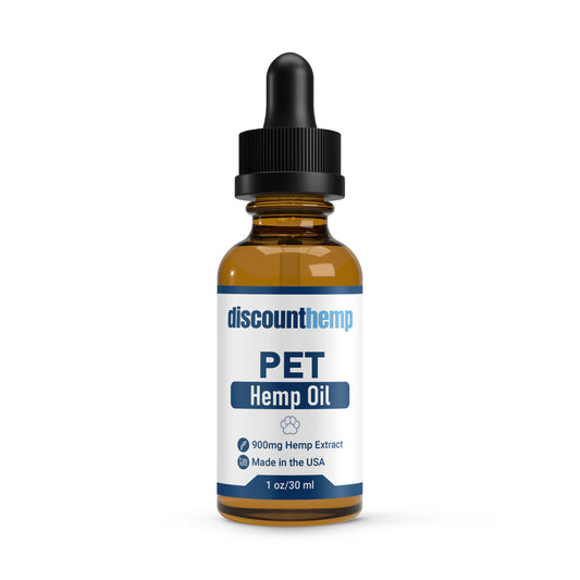 Premium Hemp Oil Pet Tincture for Dogs and Cats - 900mg - 1oz