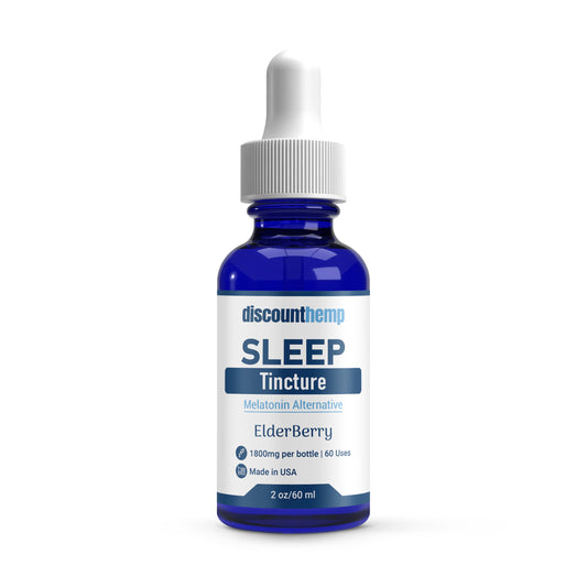 Hemp Sleep Tincture w/ ElderBerry - 1500mg - 2oz